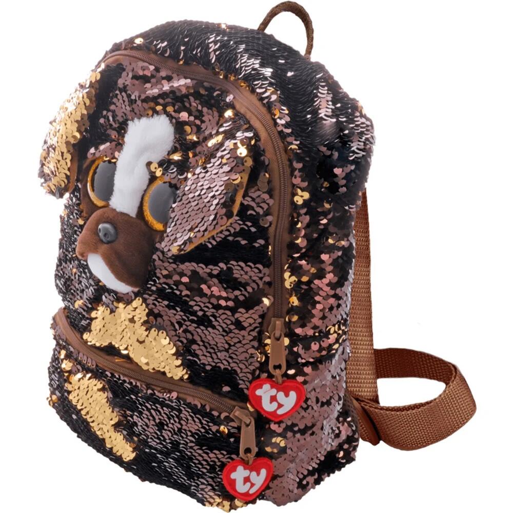 TY Girls Sequin Backpack Brutus Tabitha Kitty Sparkle Sunglasses 11X9